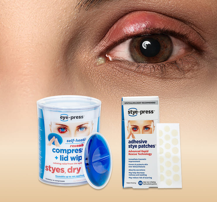 Stye Treatment with Eye-Press: Patented Self-Heating Compress for Dry ...