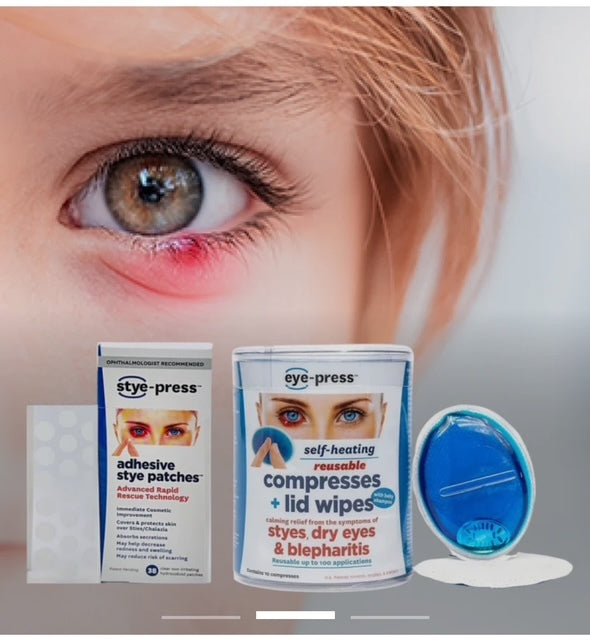 Stye Treatment with Eye-Press: Patented Self-Heating Compress for Dry ...