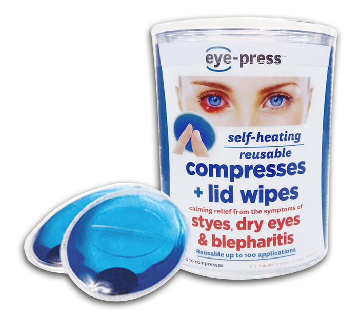 best warm eye compress for dry eyes